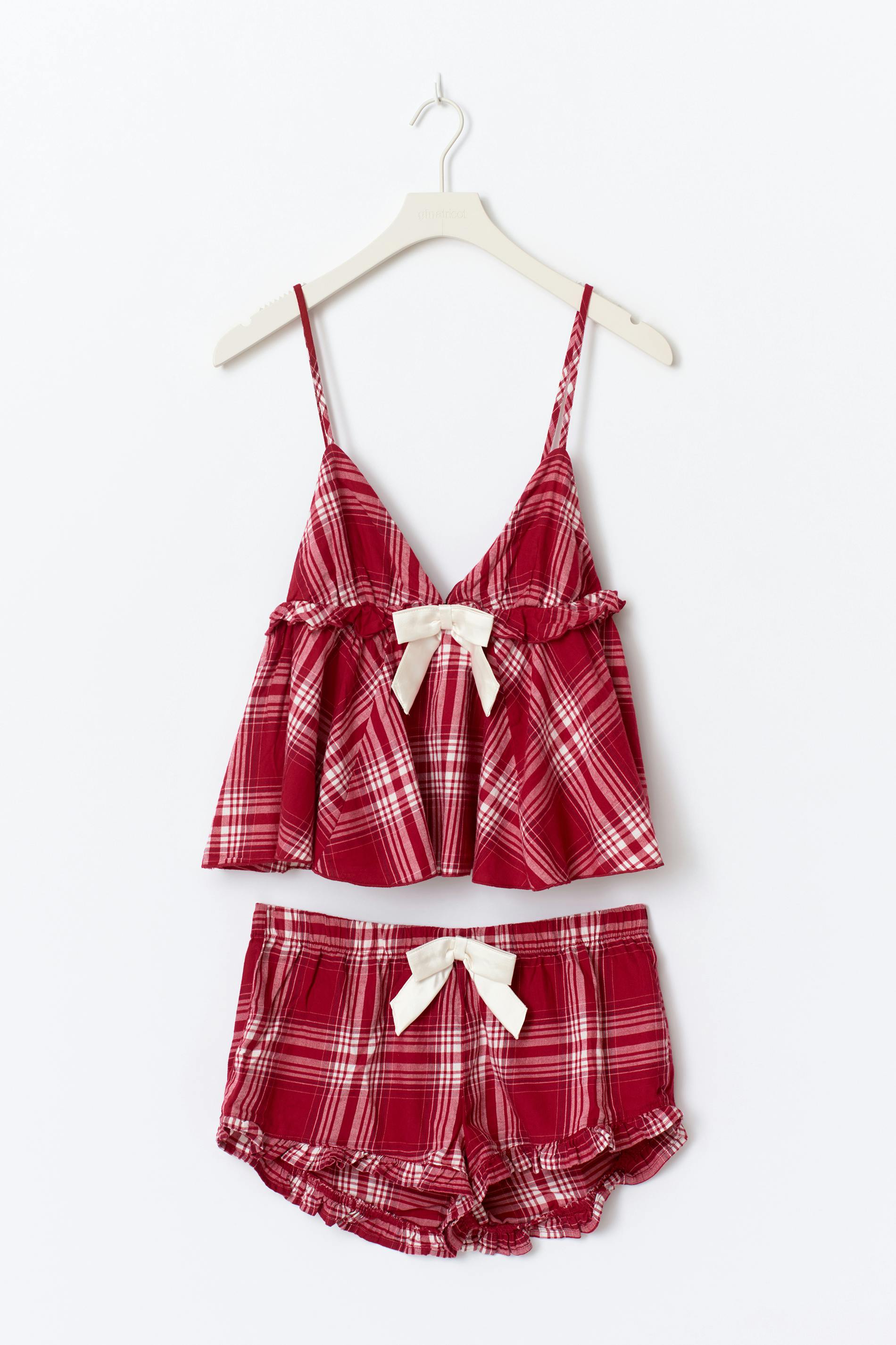 X-Mas Plaid PJ Set