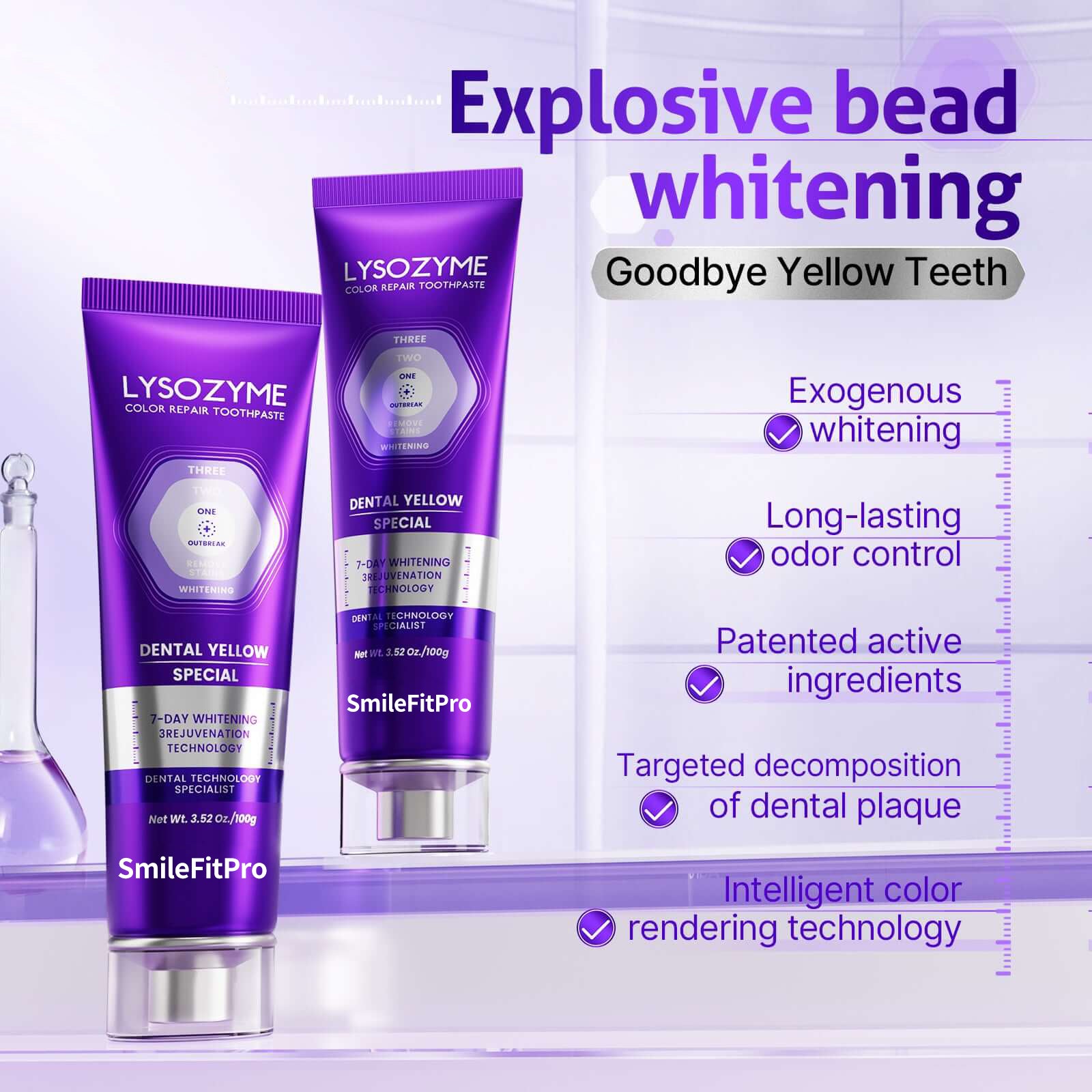 The SmileFitPro Purple  Paste