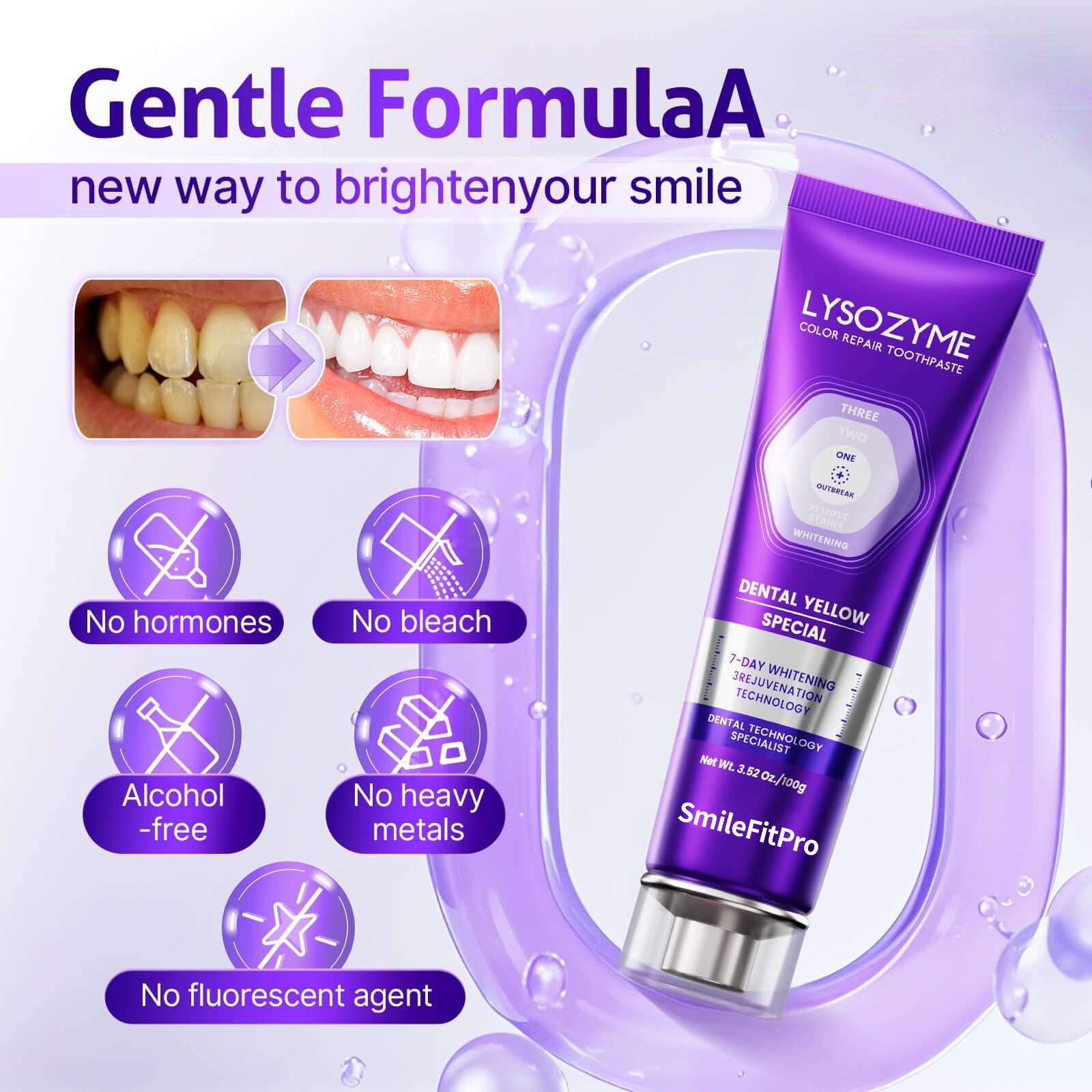 The SmileFitPro Purple  Paste